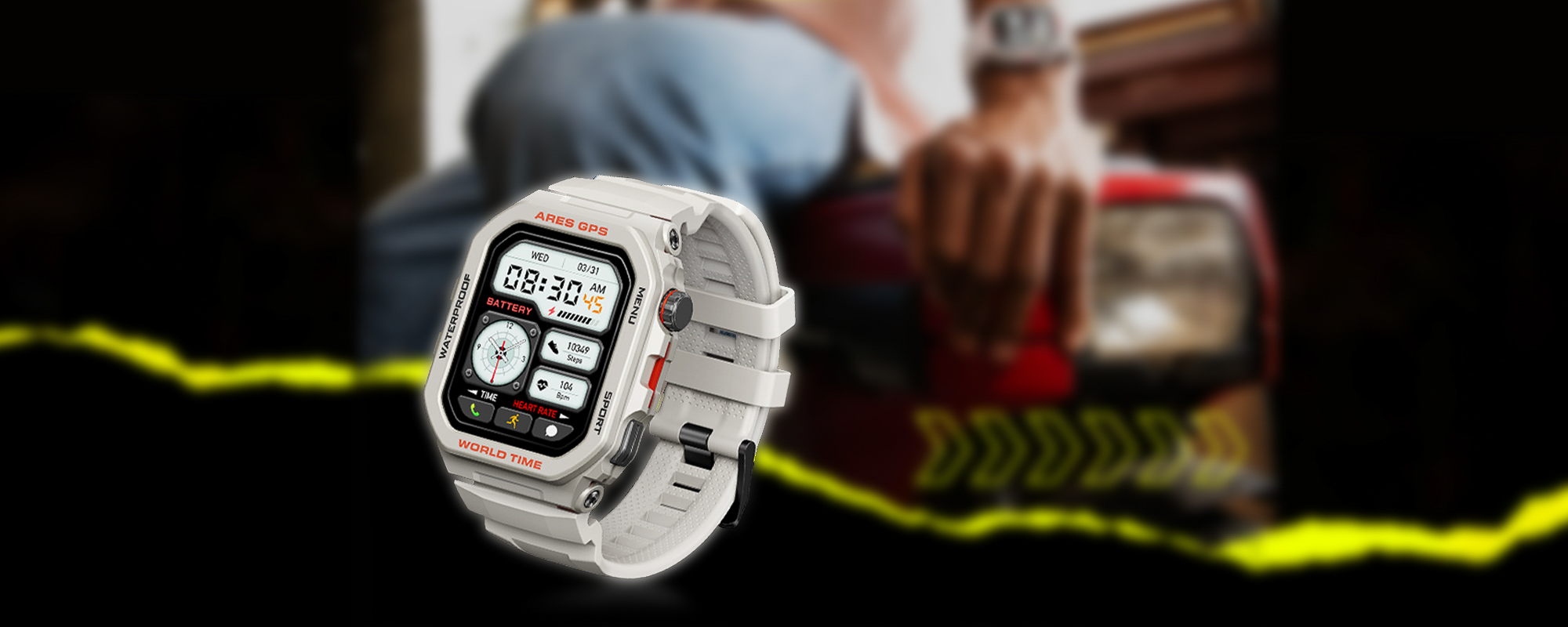 Smartwatch Zeblaze Ares GPS - biały